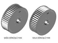 ÇAP 300 BOY 122 DELİK 28 mm SOL YÖN RADYAL FAN PERVANESİ
